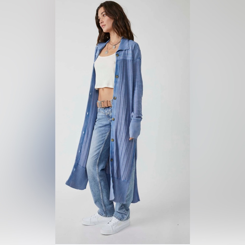 *NWT* Free People Hudson Maxi Cardi